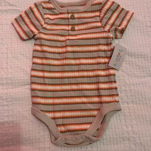 Garanimals Multicolor Striped Baby Onesie